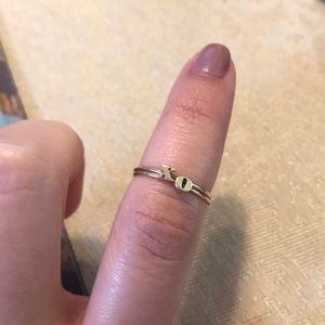 Catbird Letter Rings